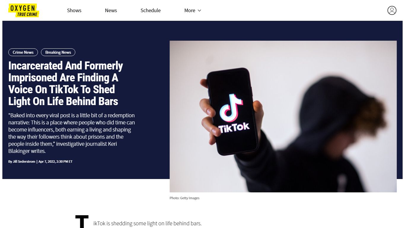 Incarcerated, Formerly Imprisoned Finding Voice On TikTok | Crime News