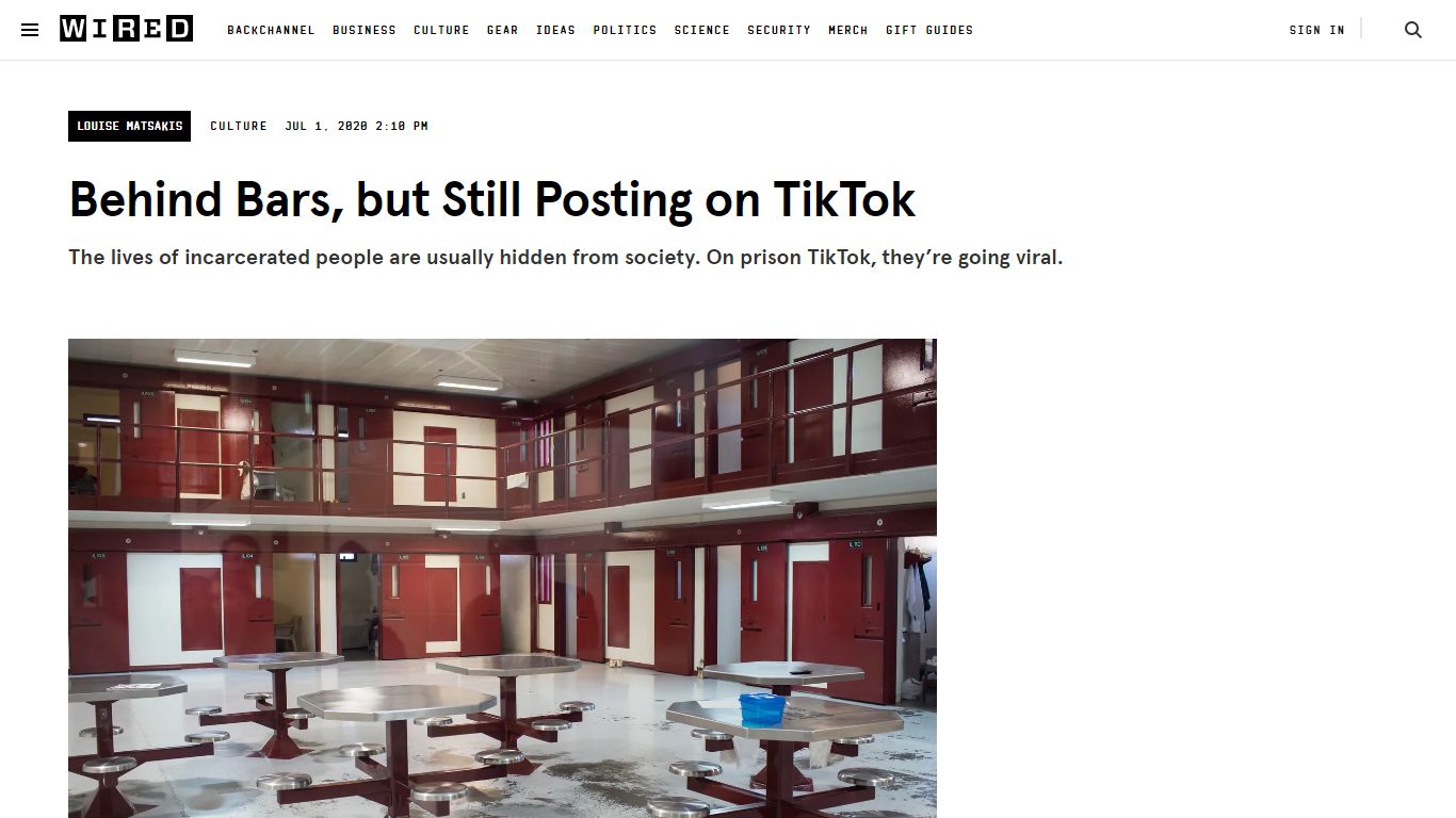Behind Bars, but Still Posting on TikTok | WIRED
