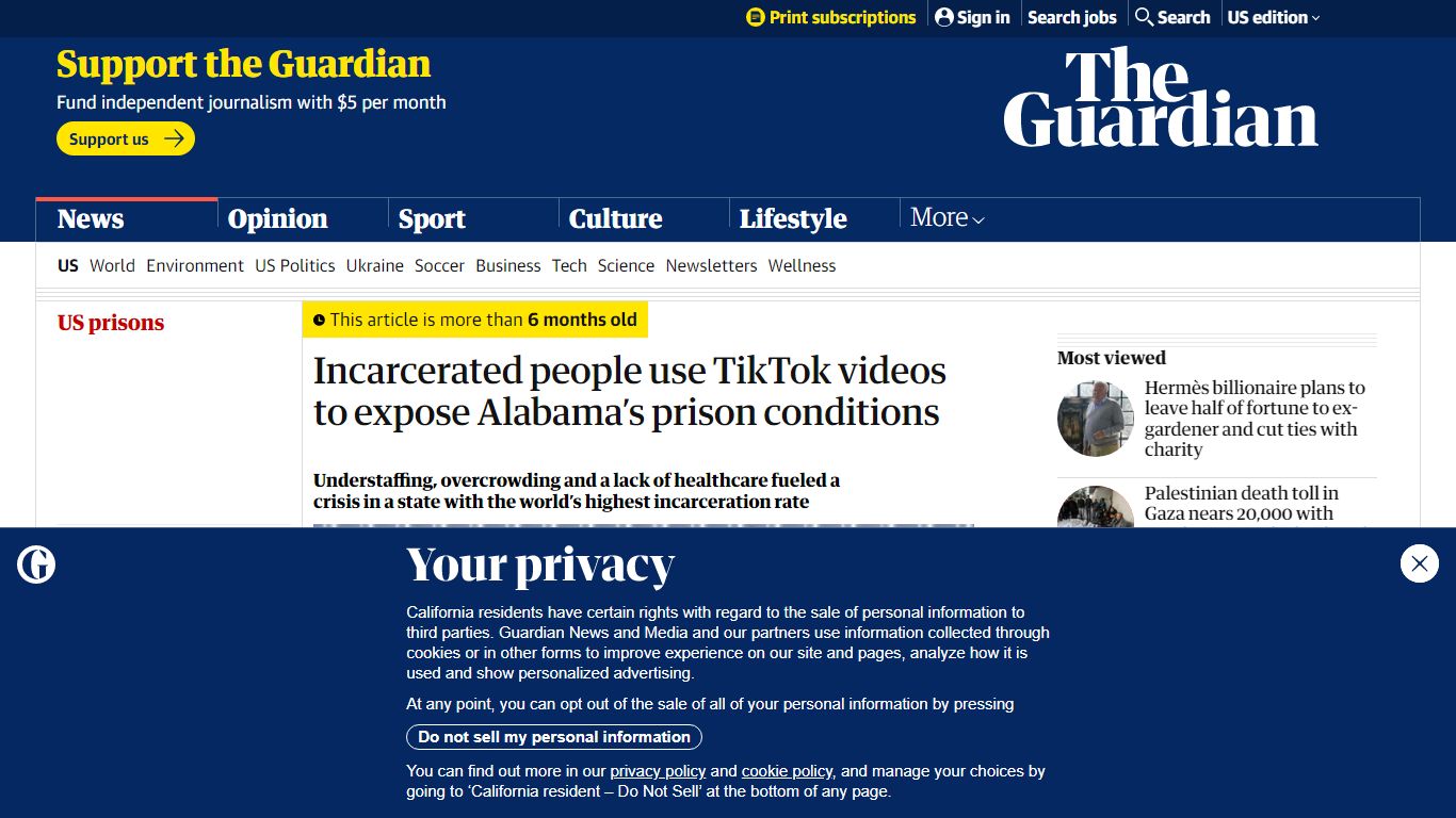 Incarcerated people use TikTok videos to expose Alabama’s prison ...